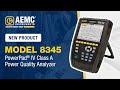The New AEMC® Instruments Three-Phase, Class A PowerPad® IV Model 8345