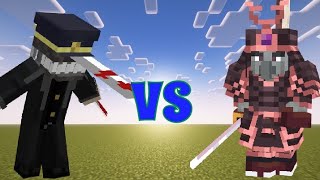 Shogun Jei VS Katana Man(Minecraft Mob Battle)