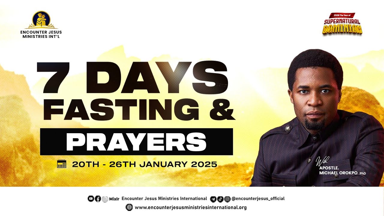 7 DAYS FASTING AND PRAYERS | DAY ONE | 20.01.2025 - YouTube