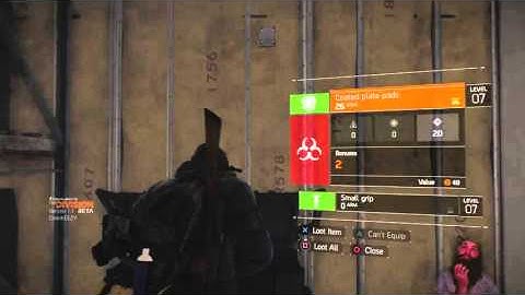 opening dark zone crate GROUP LOOT