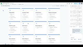 Using Google Sheets' Canvas to create a contact database