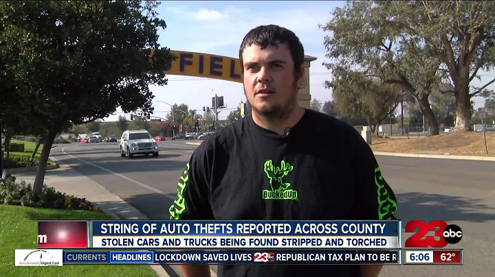 40 cars reported stolen in Bakersfield this week