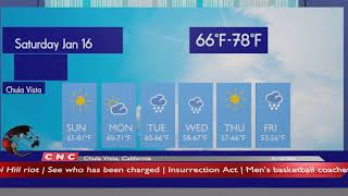 Weather Forecast Chula Vista, California  ▶ Chula Vista weather Forecast and local news 01/16/2021