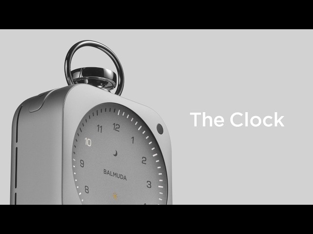 良い時間を。バルミューダのクロック「The Clock」 - YouTube