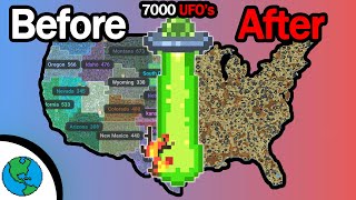 7000 UFO's Invade the United States of America! -WorldBox screenshot 4