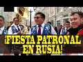 Victor hugo davila celebrando fiesta patronal en moscu