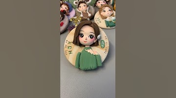 Hướng Dẫn Đất Nặn Nghệ Thuật Hình Công Chúa Tóc Dài Dễ Thương|Chipi Chipi #shorts