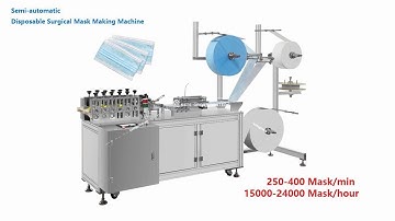 Disposable Surgical Face Mask Making Machine
