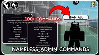 NEW Nameless Admin Commands - ROBLOX SCRIPTS [ Mobile/PC ] - FE Admin Script