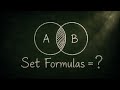 set Formulas