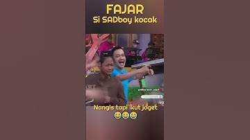 FAJAR si SadBoy Kocak | Nangis Tapi Ikutan Joget wkwkwk #shorts