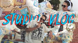 the craziest thing I’ve ever painted | STUDIO VLOG 053