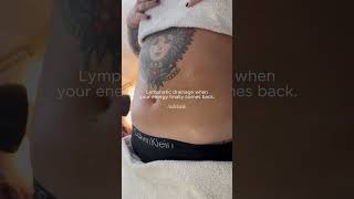 Lymphatic drainage, hallelujah #brazilianlymphaticdrainage