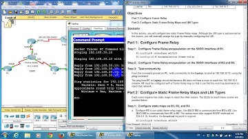 CCNA4 4.2.1.4 Packet Tracer   Configuring Static Frame Relay Maps