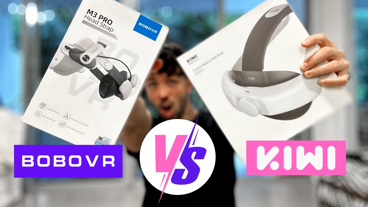 Best Quest 3 Head Strap - Kiwi Design Battery Strap vs BOBOVR M3