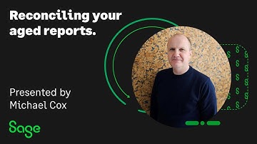 Sage 50 Accounts (UK) - Reconciling your aged debtors and creditors reports