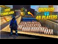 GRENADE VS NOOB ADAM | 1 GRENADE VS 49 PLAYER WHO WILL WIN ? 😂| #ajjubhai #Totalgaming | A_S