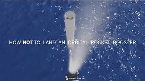 How NOT to land an orbital rocket booster | SpaceX Style