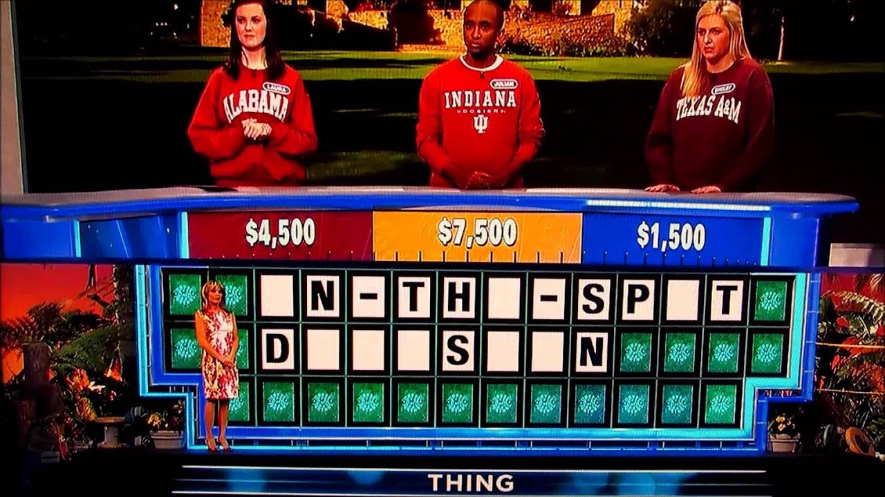 WHEEL OF FORTUNE EPIC FAIL!! - YouTube