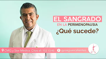 ¿Qué ocurre con la menstruación durante la perimenopausia?