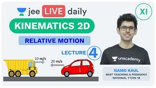Relative Motion - Lecture 4 | Class 11 | Unacademy JEE | LIVE DAILY | IIT JEE Physics | Namo Kaul