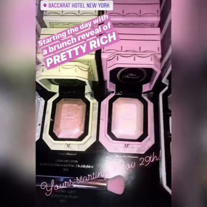 New Too Faced Pretty Rich Collection 2018 Swatches Youtube