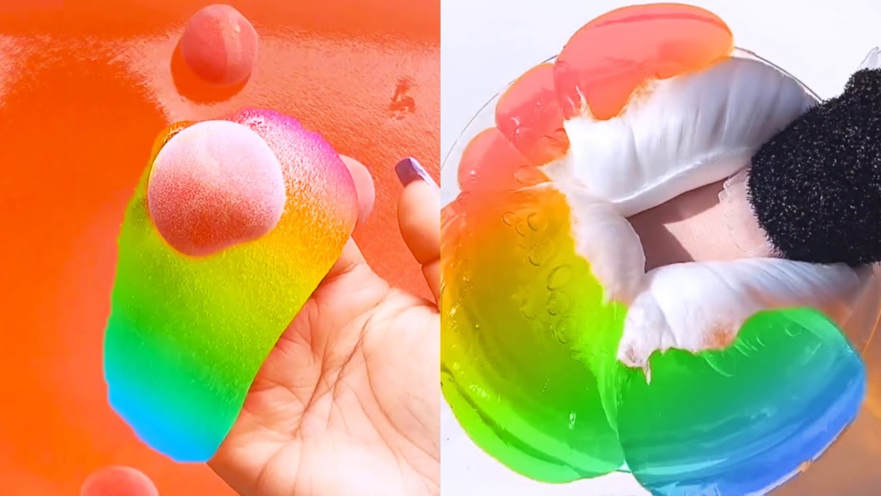 Relaxing Slime Compilation ASMR Oddly Satisfying Video - YouTube