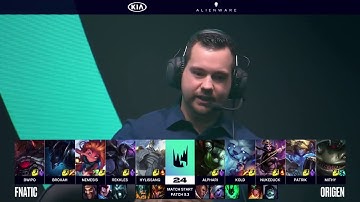 Fnatic vs Origen | Week 6 Day 1 of S9 LEC Spring 2019 | FNC vs OG W6D1 (Highlights)