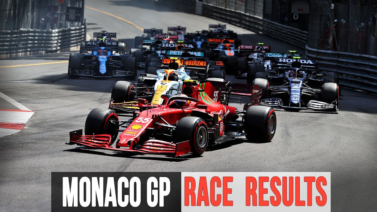 F1 MONACO 2021 FULL RACE RESULTS and Formula 1 Standings Circuit de Monaco GP 2021