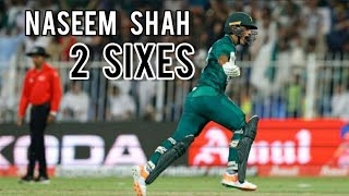 Naseem Shah 2 sixes against Afghanistan new video live | naseem shah sixes | naseem winning short
