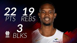 Evan Mobley 22 pts 19 rebs 3 blks vs Hawks 25/26 season