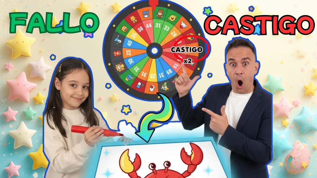 Like Valeria: Adivina el Dibujo 🤯 ¡El que pierde gira la RULETA! (Papá vs Valeria)