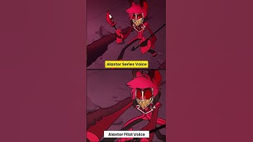 Alastor pilot voice VS Series Voice (Hazbin Hotel Fight scene) #shorts