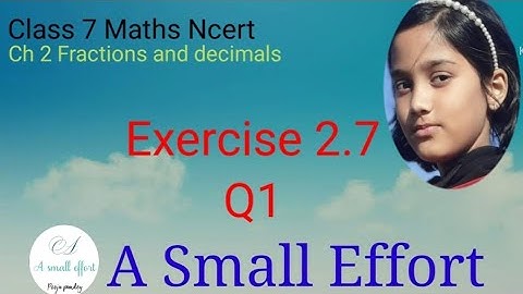 Q1 Exercise 2.7 Ch 2 Maths Class 7 Ncert Solutions