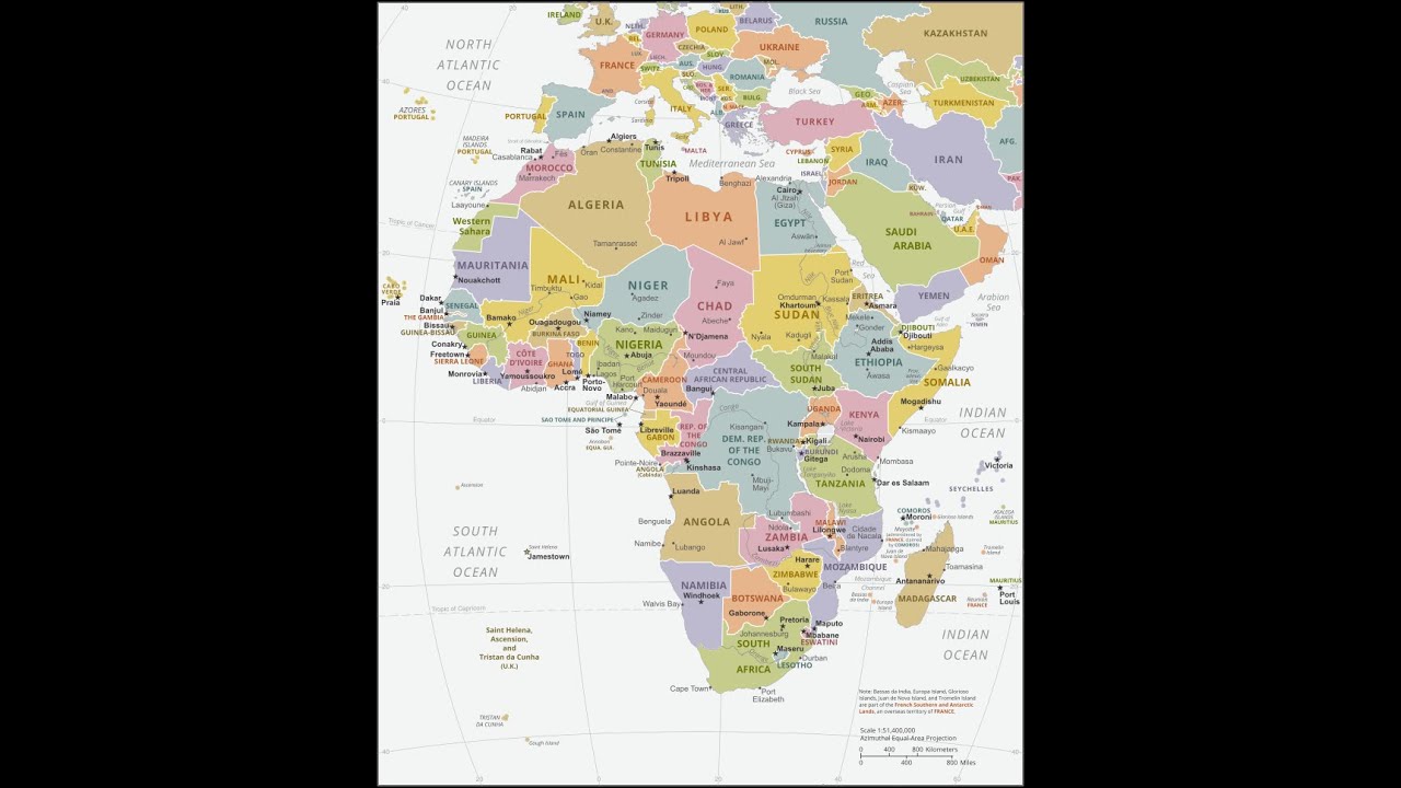 Every African Country Map In GeoGuessr (*HARD*) - YouTube