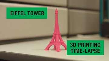 Eiffel Tower Time-Lapse: ITWC 3D Prints