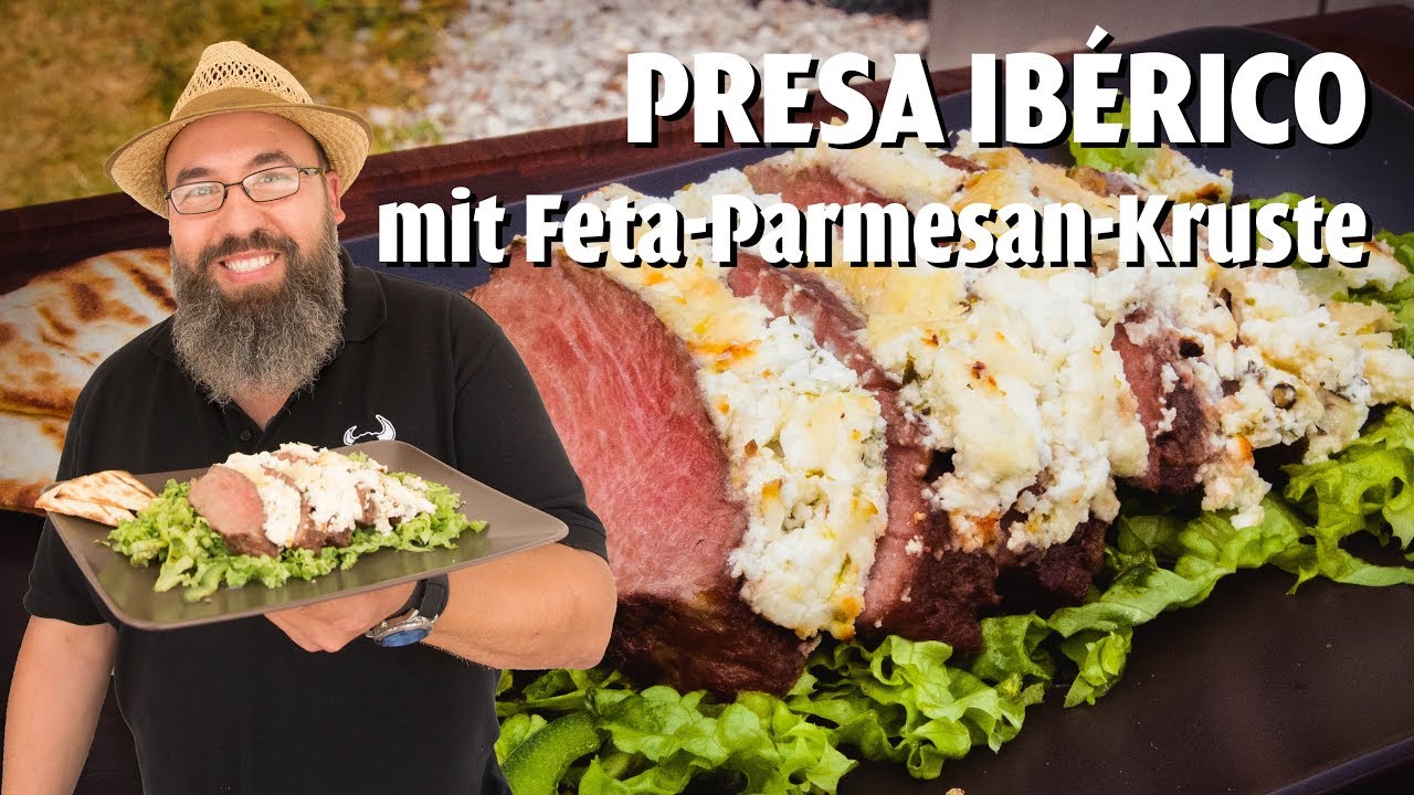 DON CARNE | Rezept | Presa Iberico mit Feta-Parmesan-Kruste bbq significado