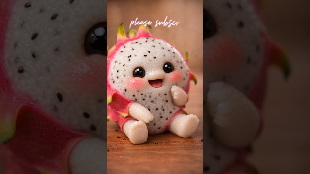 This Dragon Fruit Is TOO Cute 😭🍉 Please Subscribe
