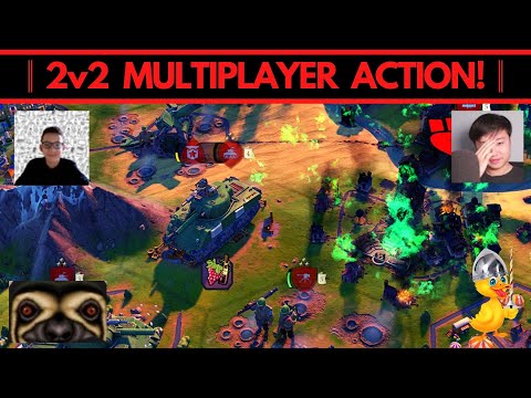 2v2 Civilization 6 Multiplayer Showdown with faelyeey, igotbrenz & thegreatsleepyone! 🔴 #Civ6