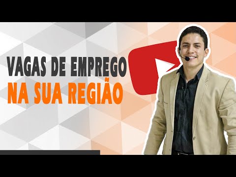 Vídeo: Como Encontrar Emprego Na Sua Região