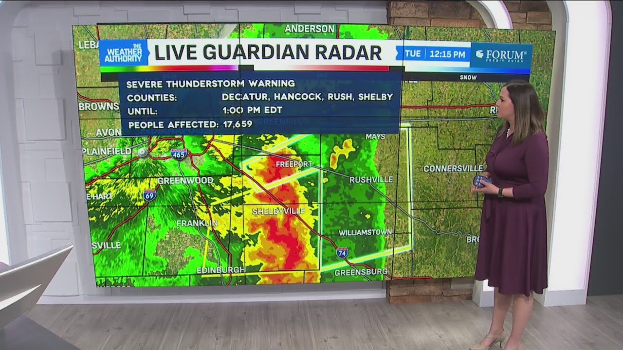 Tracking severe storms Tuesday - YouTube