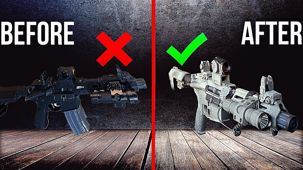 How to paint your rifle Spray painting ar15 & Springfield Saint Victor