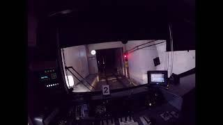 Helsinki metro/Länsimetro. MatinkyläVuosaari. Drivers eye view rush hour with GoPro.