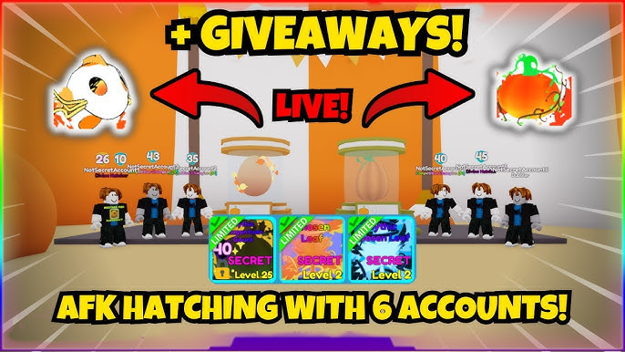 AFK Hatching on 6 Accounts for the Autumnal Koi and Gargantuan Gourd +  Giveaways