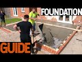 Bricklaying - How To Do Foundations For House Extension