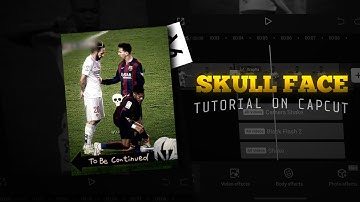 Skull face edit tutorial on capcut |How to make viral edit Capcut tutorial
