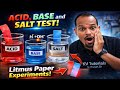Litmus Paper Experiment | Acid, Base & Neutral Test | #acidbasesandsalt #scienceexperiment #litmus