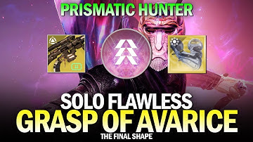 Solo Flawless Grasp of Avarice Dungeon in The Final Shape (Prismatic Hunter) [Destiny 2]