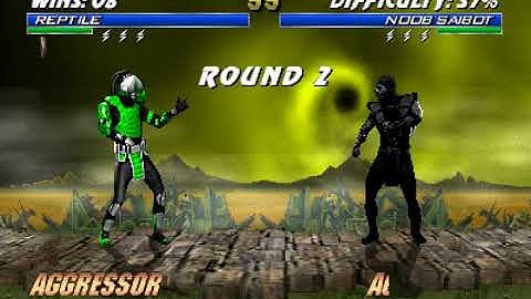 Mortal Kombat Project 4.1 Season 2.9 Klinsk Edit - Cyber Reptile Playthrough