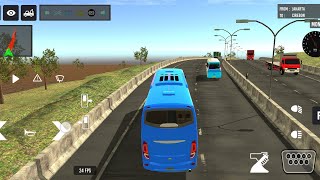 euro coach bus simulator 😱🚌 || new coach bus simulator part Android gameplay
